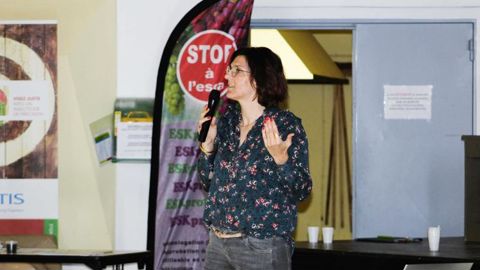 Gaëlle Baud, conseillère agriculture durable, a répondu aux questions des adhérents sur la certification HVE, qu’elle a tenue à « dédramatiser ».